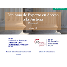 Diploma de experto em Acesso à Justicia (2a edição). Inscripcões até o 1/1/2024